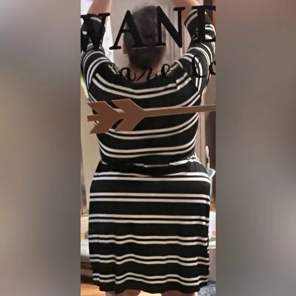 Warp Dress 3XL Black and White NWT - Picture 6 of 6